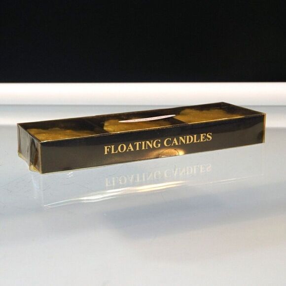 Vintage Stonia Creation Inc Floating Candles Christmas Snowflakes Set Of 3 - Picture 2 of 5